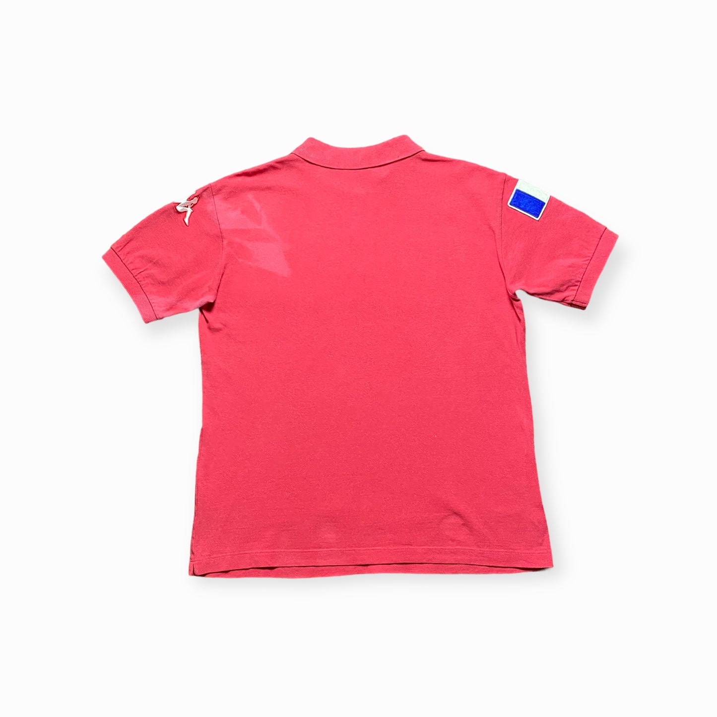 90s Kappa St Tropez Sailing Polo Shirt Cotton Red L