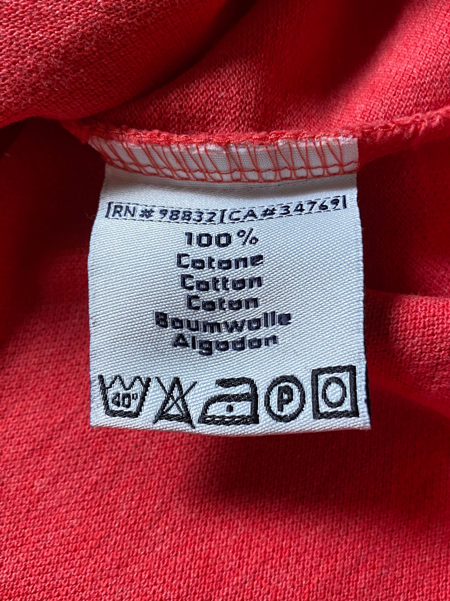 90s Kappa St Tropez Sailing Polo Shirt Cotton Red L