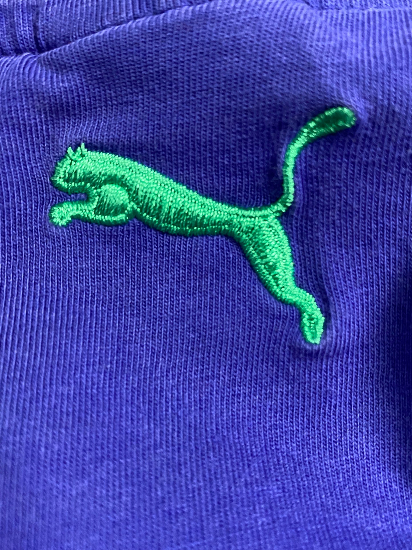 y2k Puma T-Shirt Purple/Green M