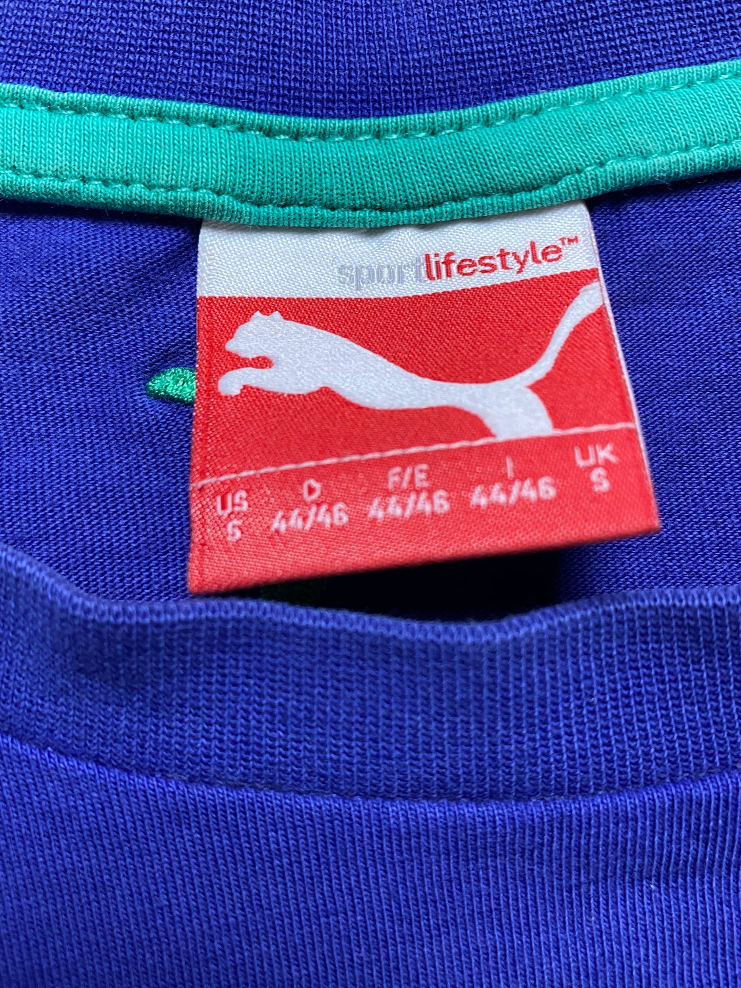 y2k Puma T-Shirt Purple/Green M