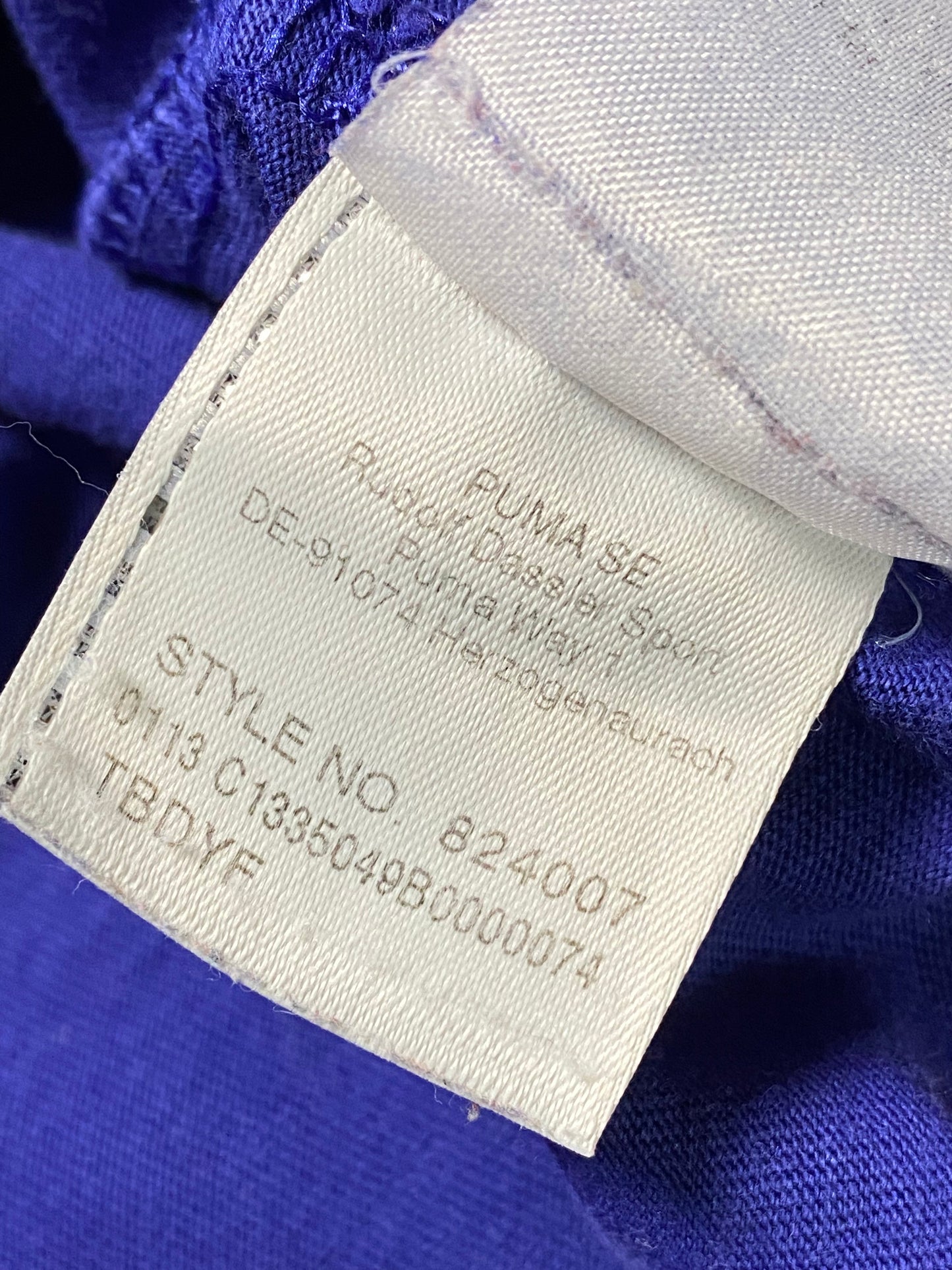 y2k Puma T-Shirt Purple/Green M