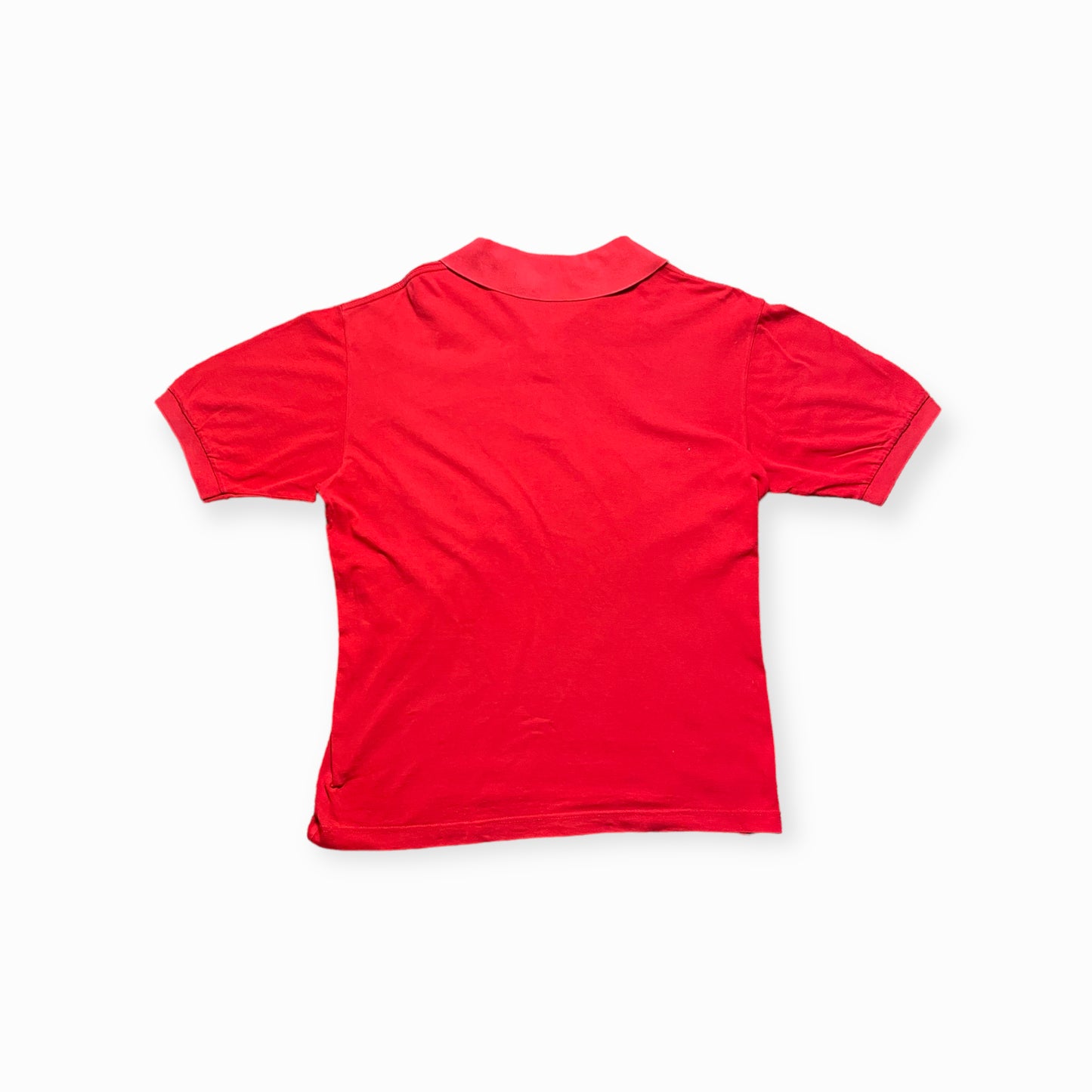 90s Trussardi Poloshirt Baumwolle Rot M