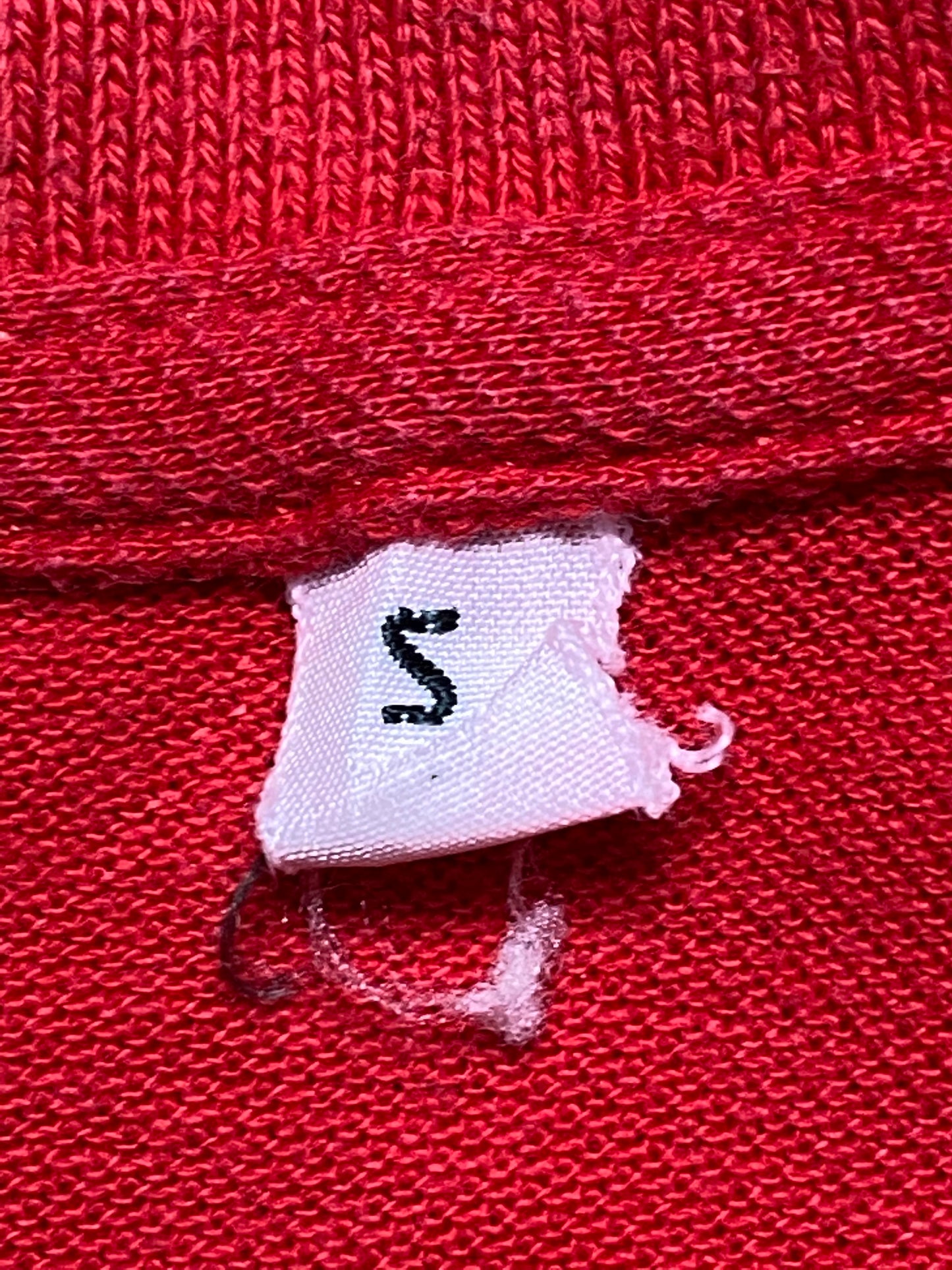 90s Trussardi Poloshirt Baumwolle Rot M