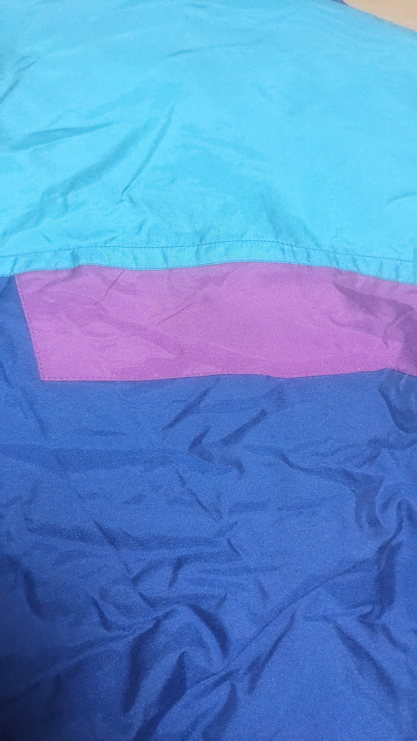 90s O`Brian Winter Skianzug Nylon Blau/Lila XXL