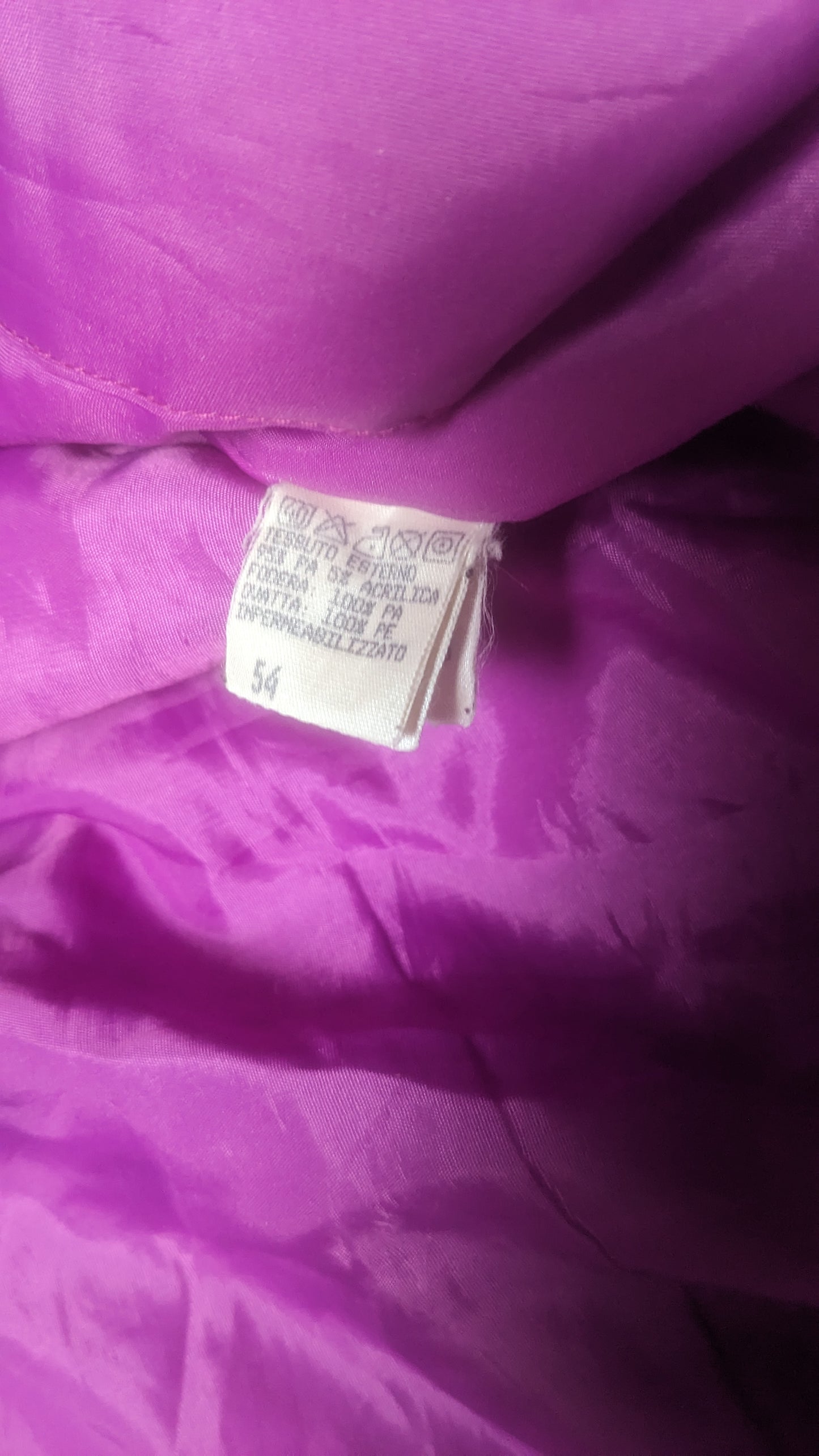 90s O`Brian Winter Skianzug Nylon Blau/Lila XXL