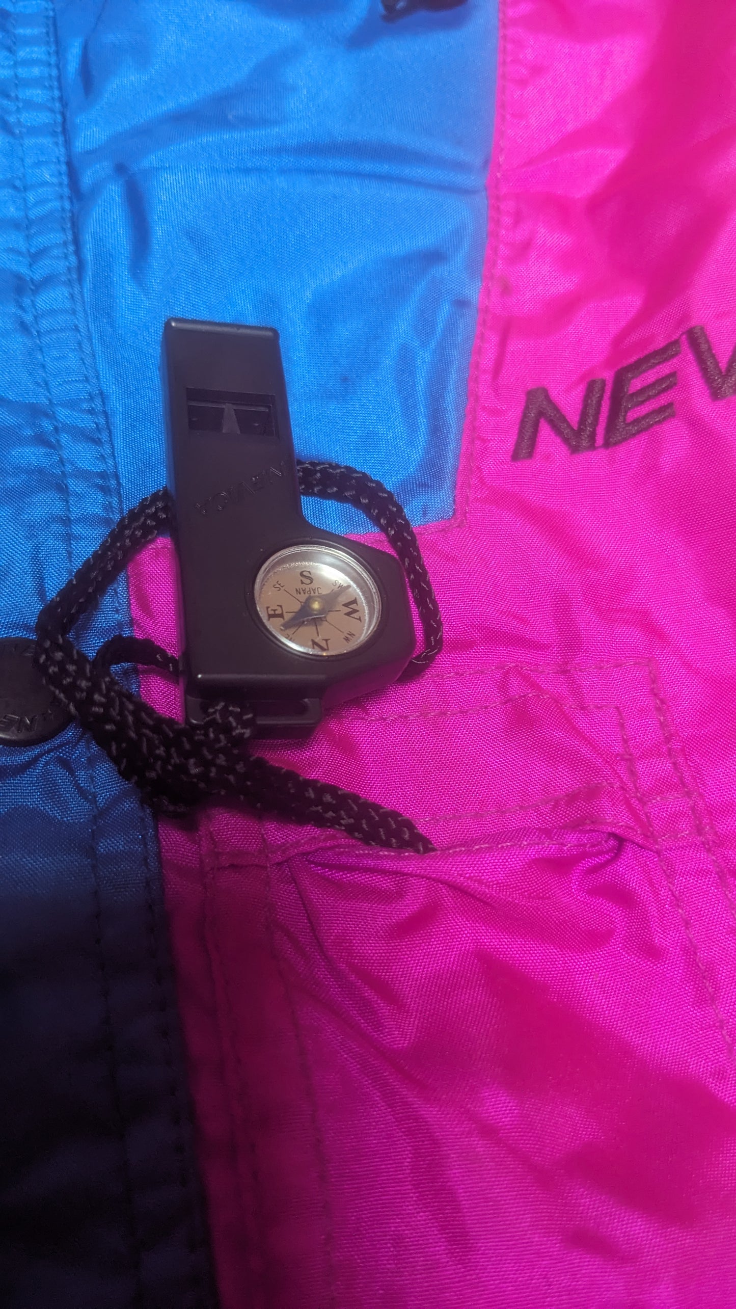 90s Nevica Winter Skianzug Blau/Pink XL