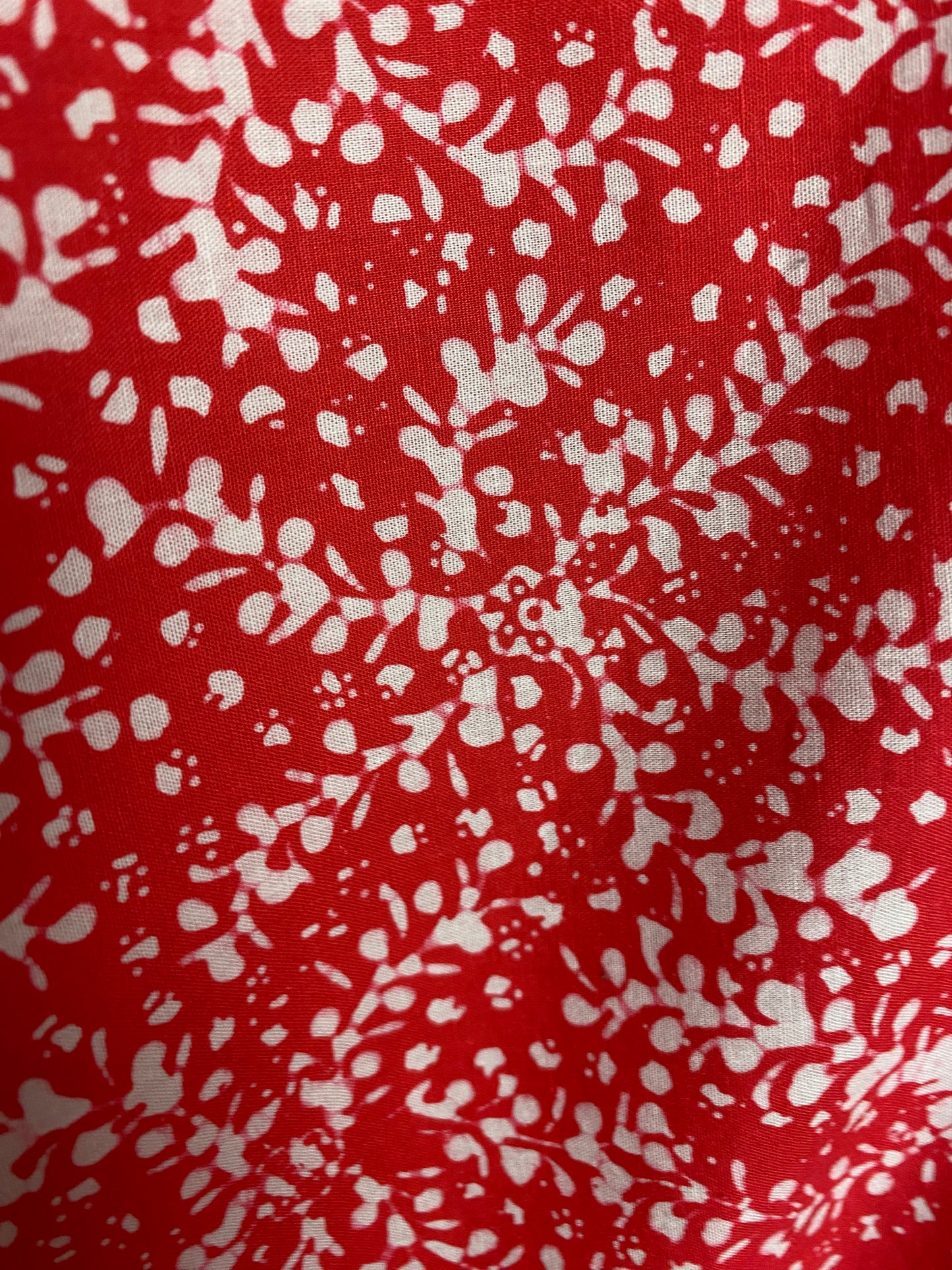 Sommer Hemd Rot/Weiß S