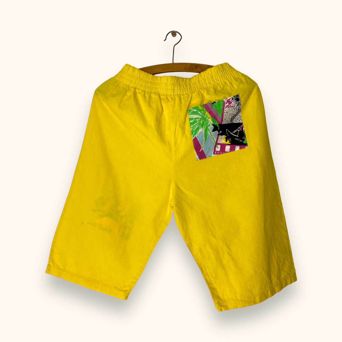Uncle Sam Shorts Baumwolle Gelb M/W32