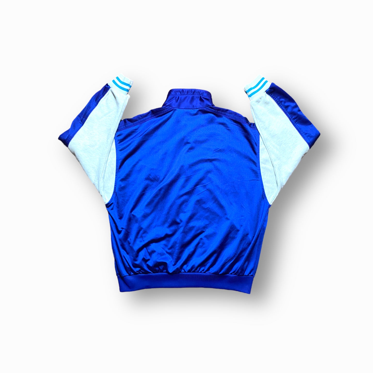 y2k Nike Basketball Varsity Jacke Blau/Weiß L