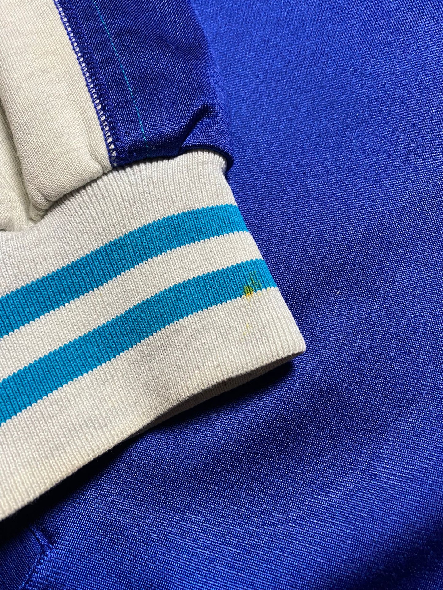y2k Nike Basketball Varsity Jacke Blau/Weiß L