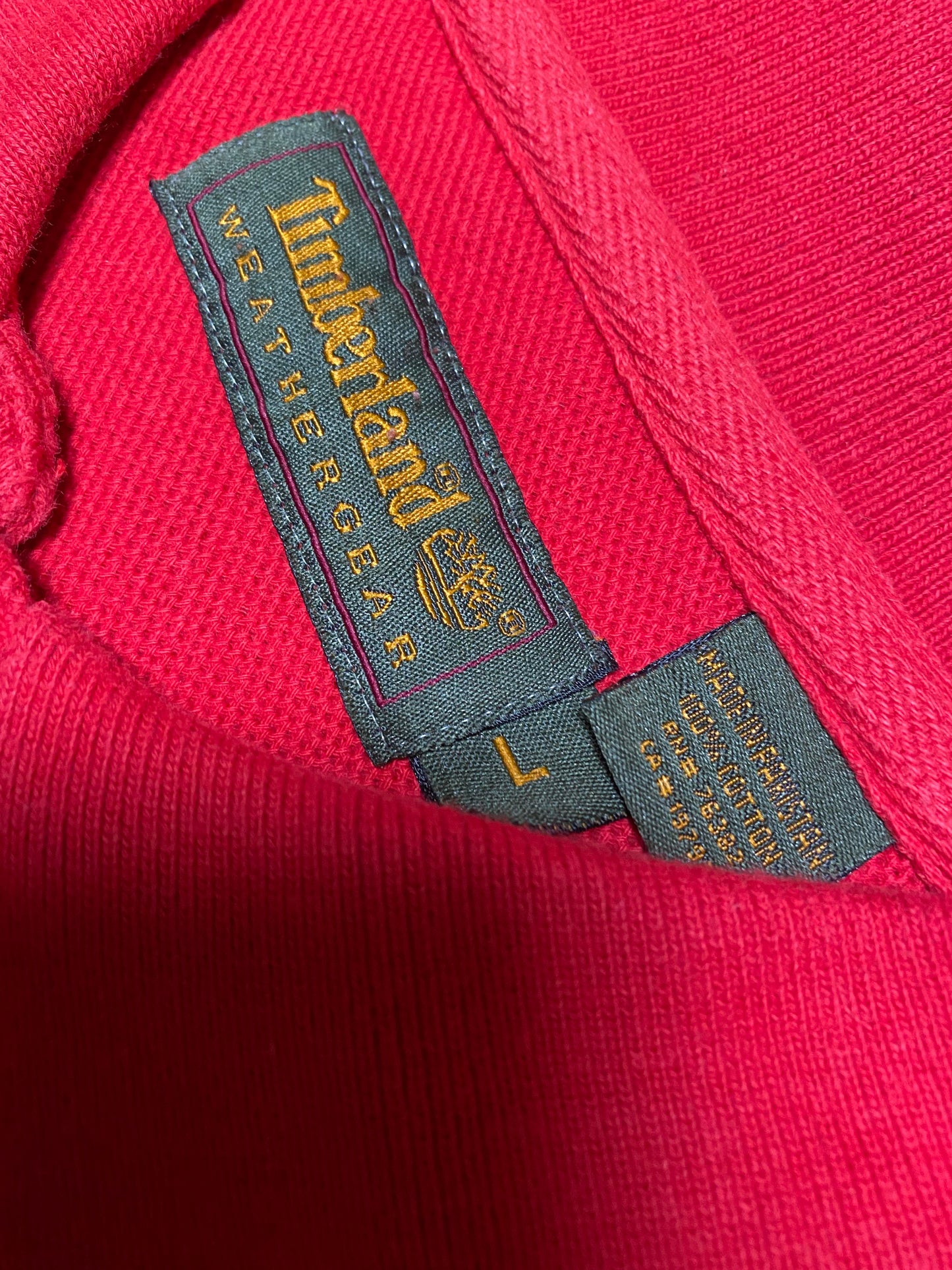 Timberland Poloshirt Baumwolle Rot L