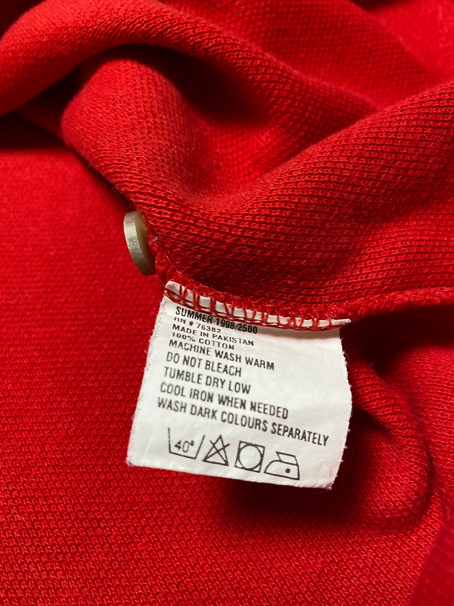 Timberland Poloshirt Baumwolle Rot L