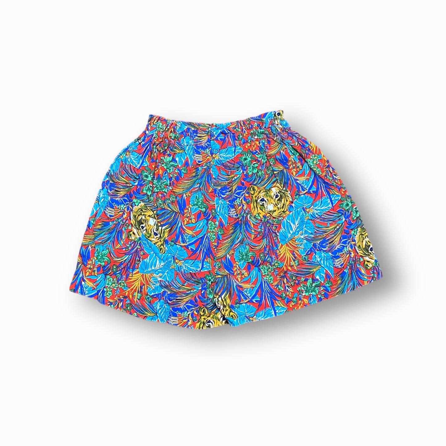 90s Confezioni Cosmos Shorts Baumwolle Rot/Bunt Damen XXS