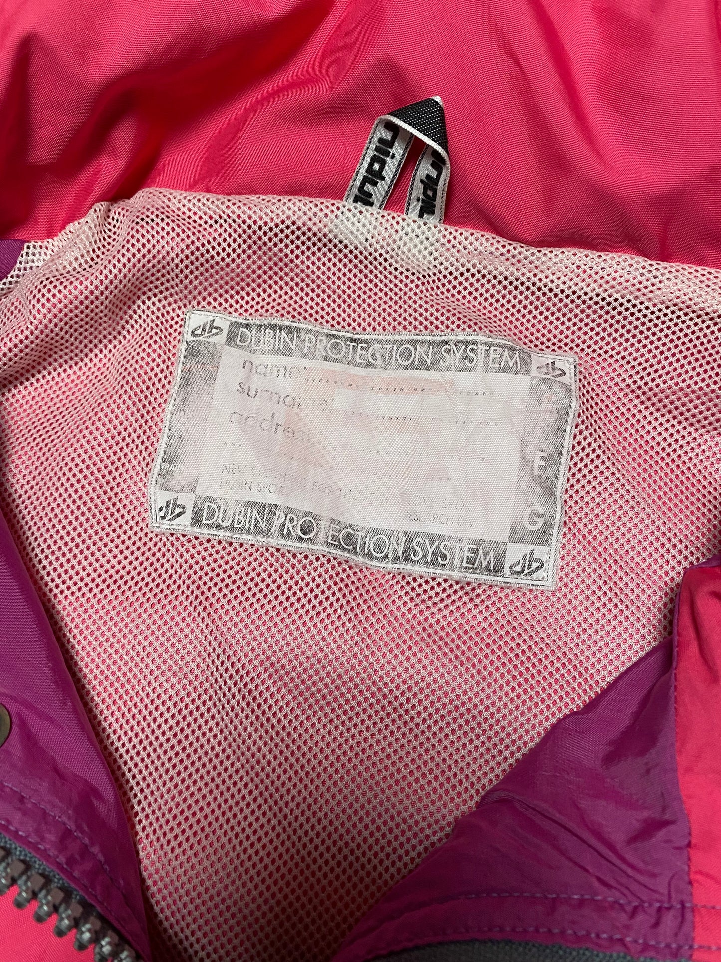 90s Dubin Windbreaker Pink/Lila XL