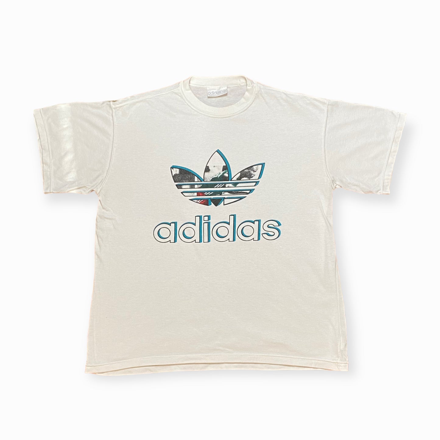 Adidas T-Shirt Cotton White L