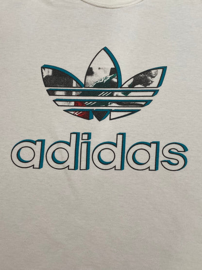 Adidas T-Shirt Cotton White L