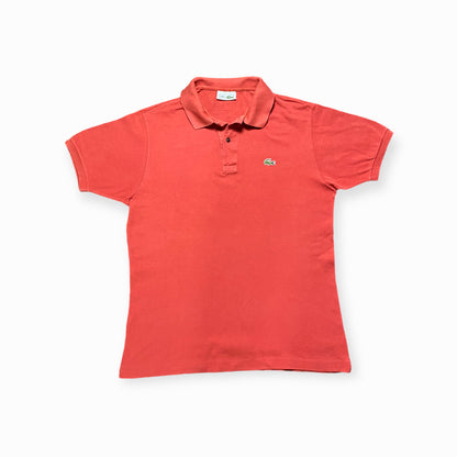 90s Lacoste Poloshirt Baumwolle Orange M