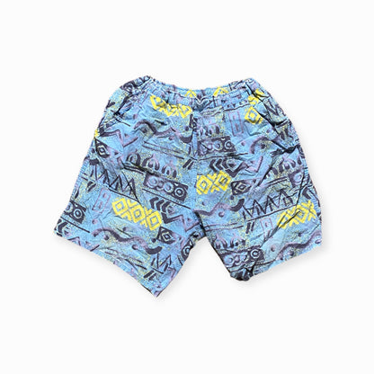 90s Surfing Shorts Blau/Gelb L/W35