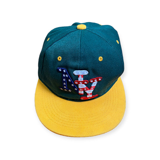 y2k New York Cap Green/Yellow