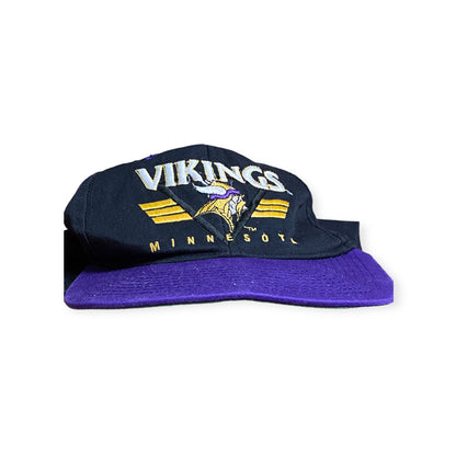 y2k Minnesota Vikings American Football Cap Lila/Schwarz