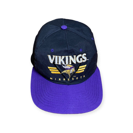 y2k Minnesota Vikings American Football Cap Lila/Schwarz