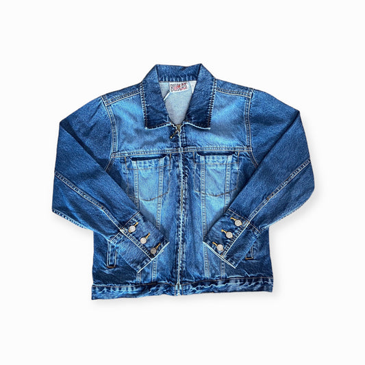 90s Bill Blass Jeansjacke Blau Damen XS