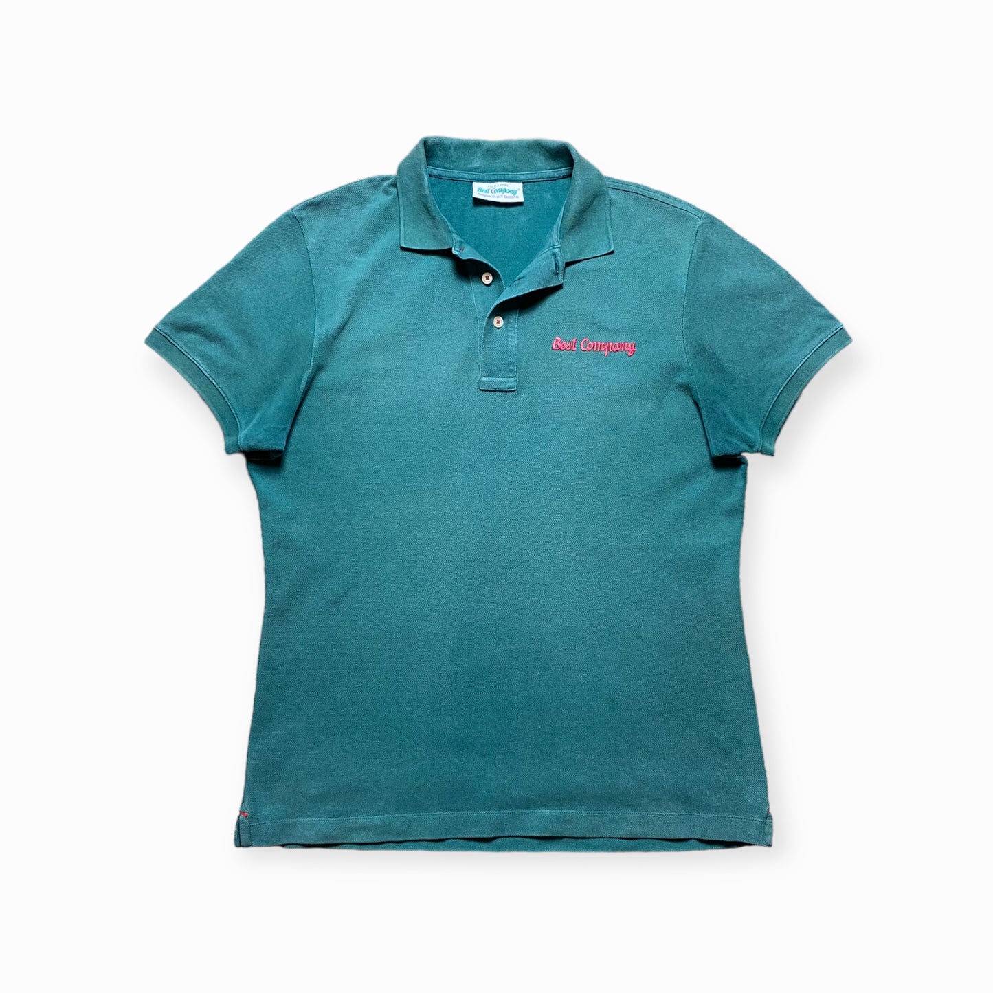 Best Company Poloshirt Baumwolle Grün Uni M