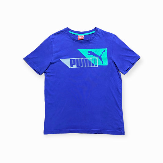 y2k Puma T-Shirt Purple/Green M