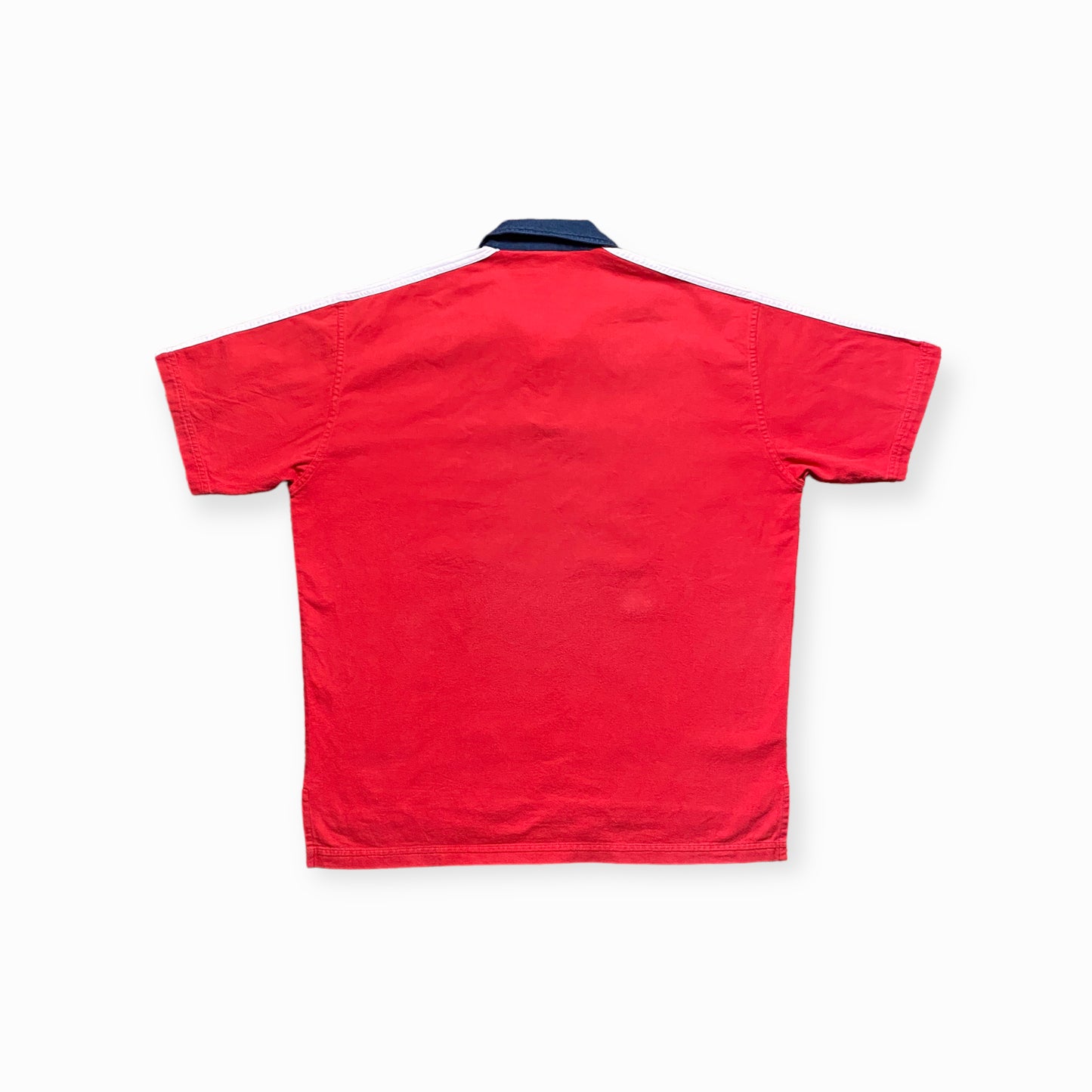 90s North Sails Sailing Polo Shirt Cotton Red XL