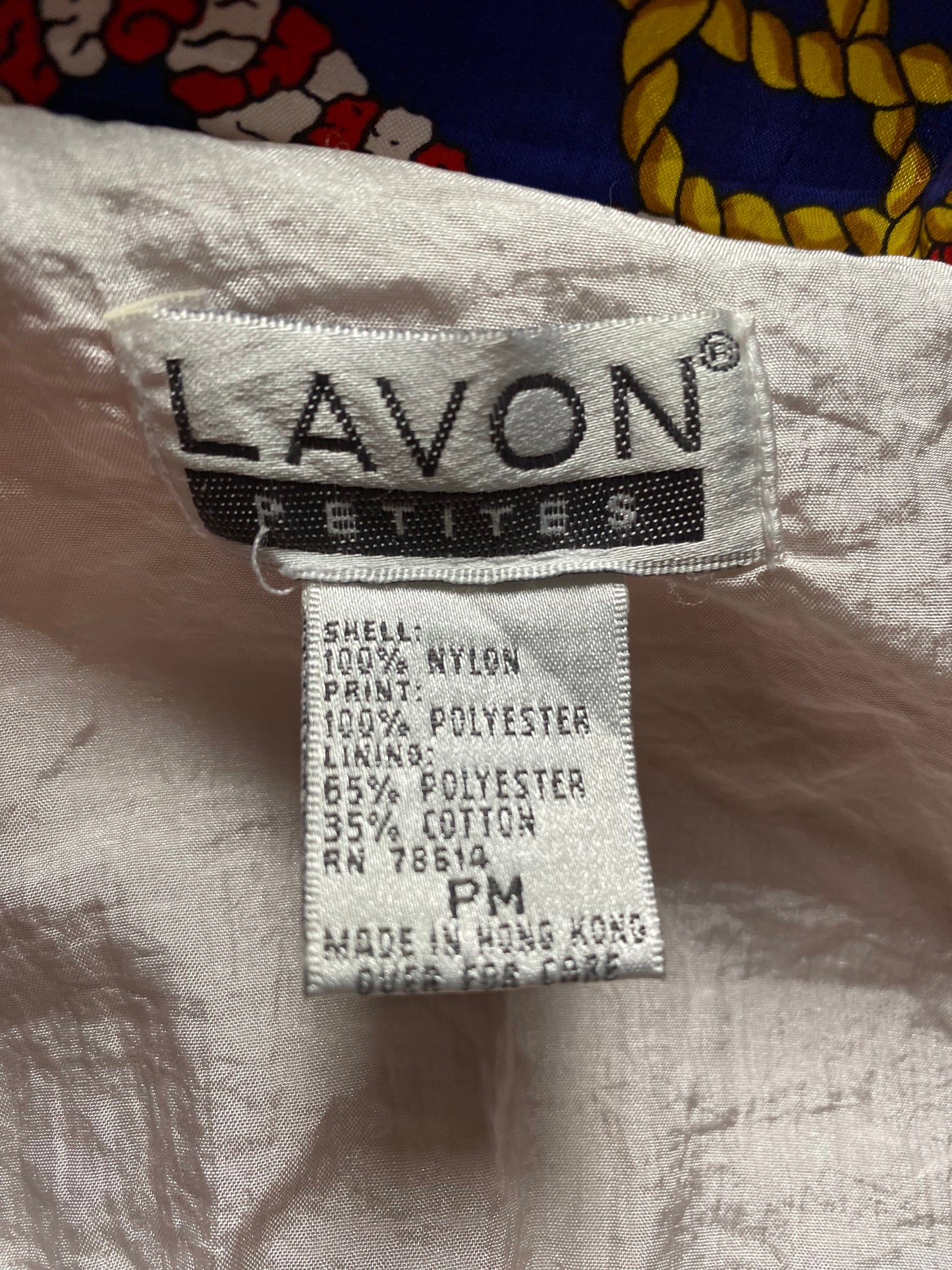 90s Lavon Trainingsjacke Nylon Rot/Blau S