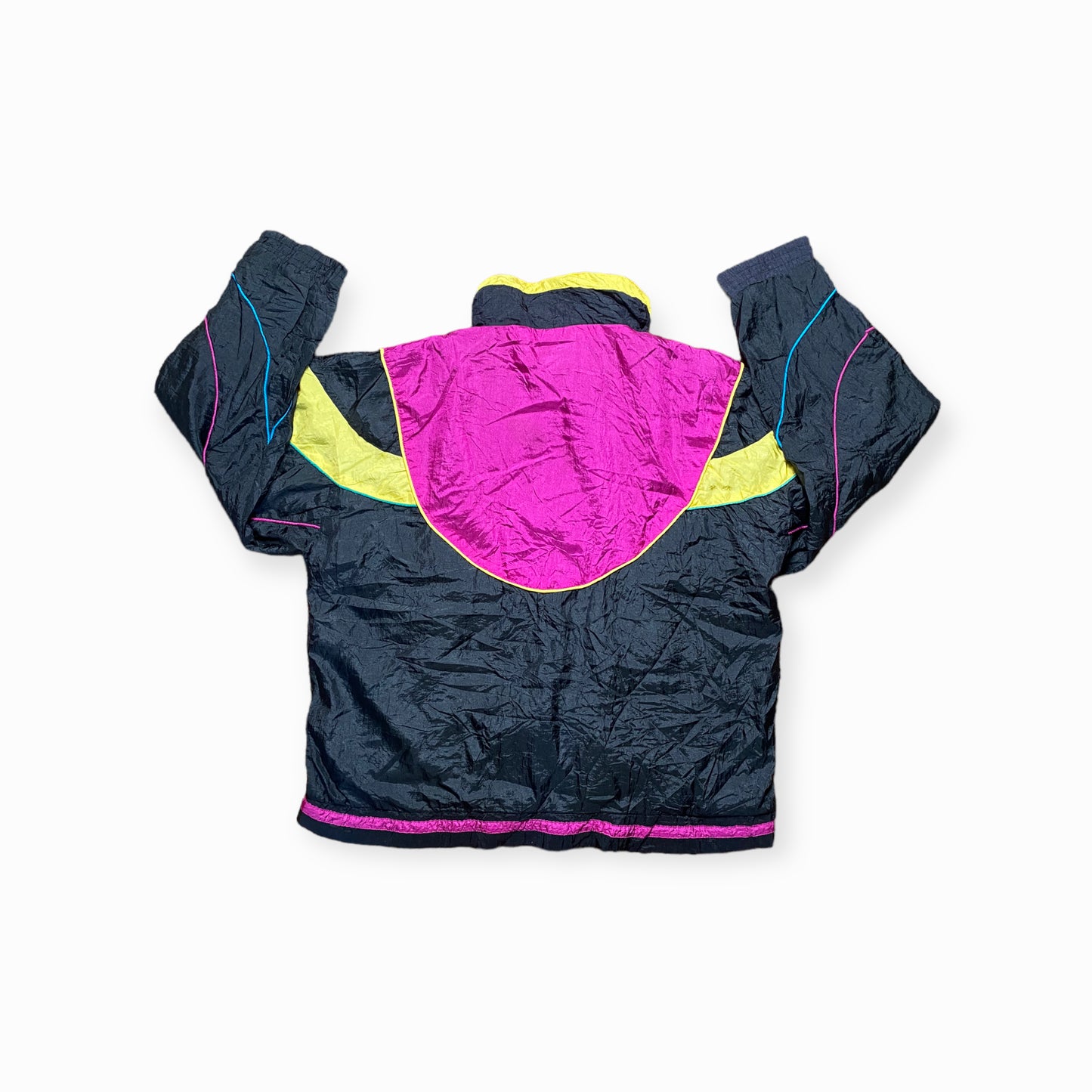 80s EVR Track Jacket Nylon Black/Colorful M