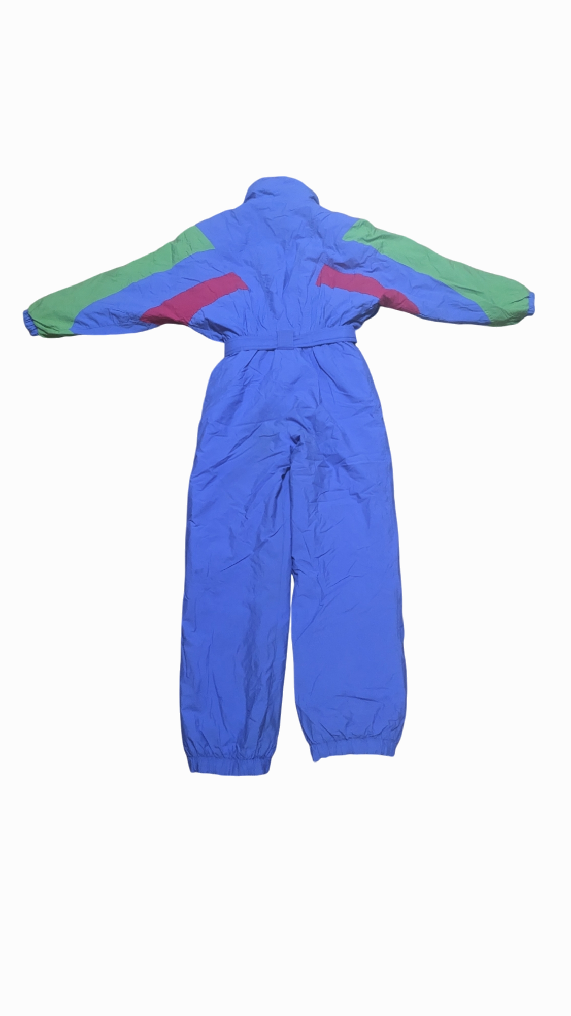 90s Peralp Winter Ski Suit Nylon Blue/Green M