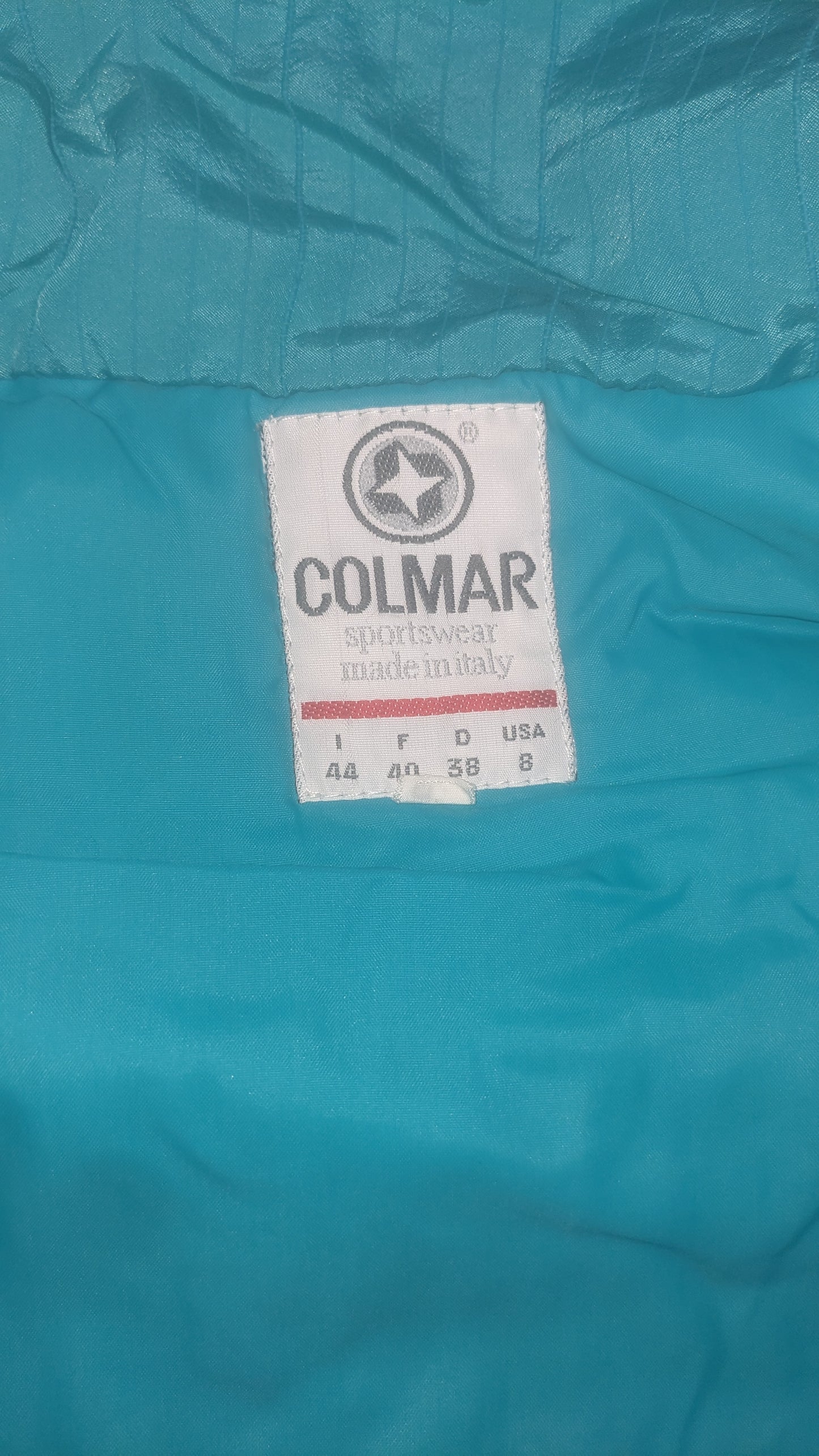 90s Colmar Winter Skianzug Nylon Lila/Blau S