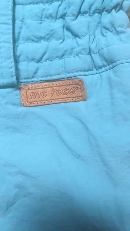 90s McRoss Winter Skianzug Nylon Hellblau S