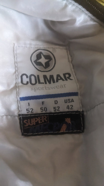 90s Colmar Winter Skianzug Nylon Gelb/Schwarz L