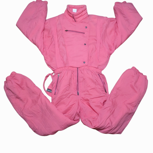 90s Peralp Winter Skianzug Nylon Pink M