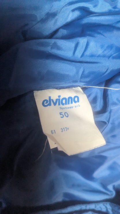 90s Elviana Winter Skiing Blau/Silver L