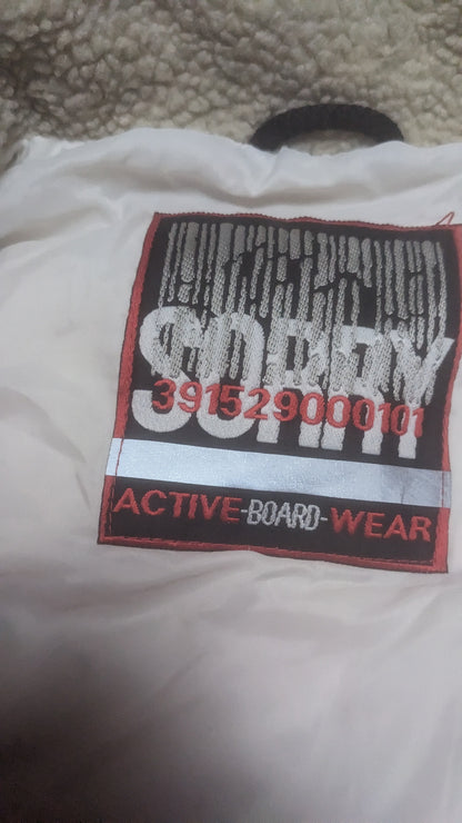 90s Sorry Winter Ski Suit Nylon Red/White M