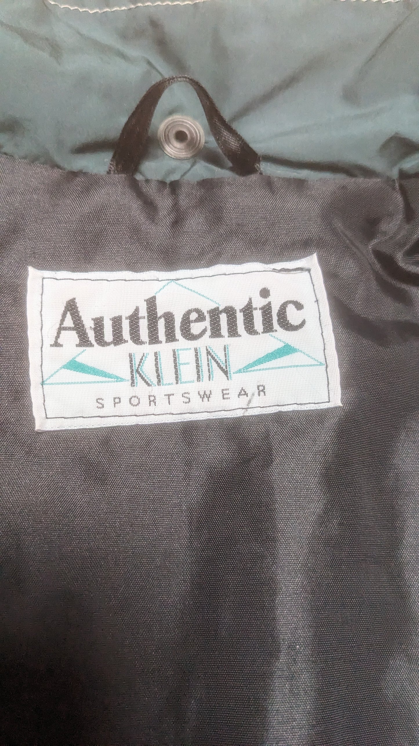 y2k Authentic Klein Winter Ski Jacke Schwarz XL