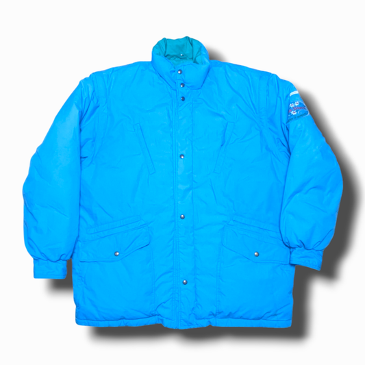 90s Mc Kee Winter Ski Jacke Blau L