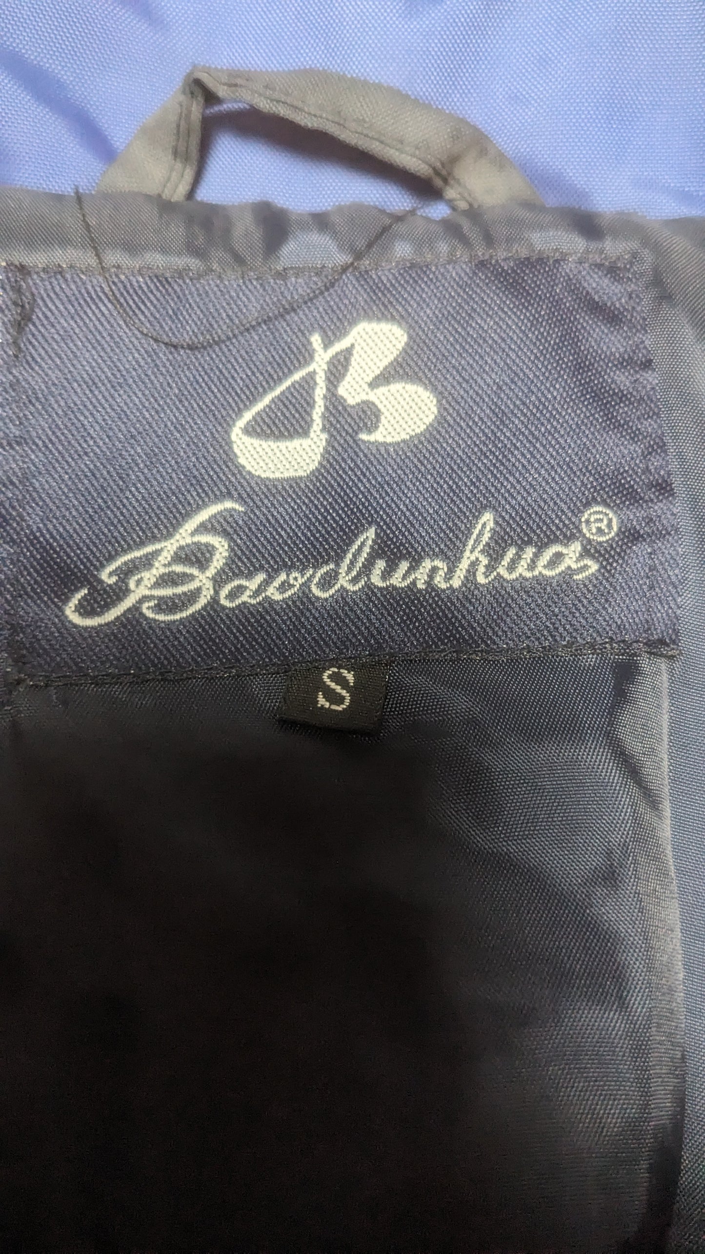 90s Bavdunhua Winter Skianzug Schwarz/Marineblau S