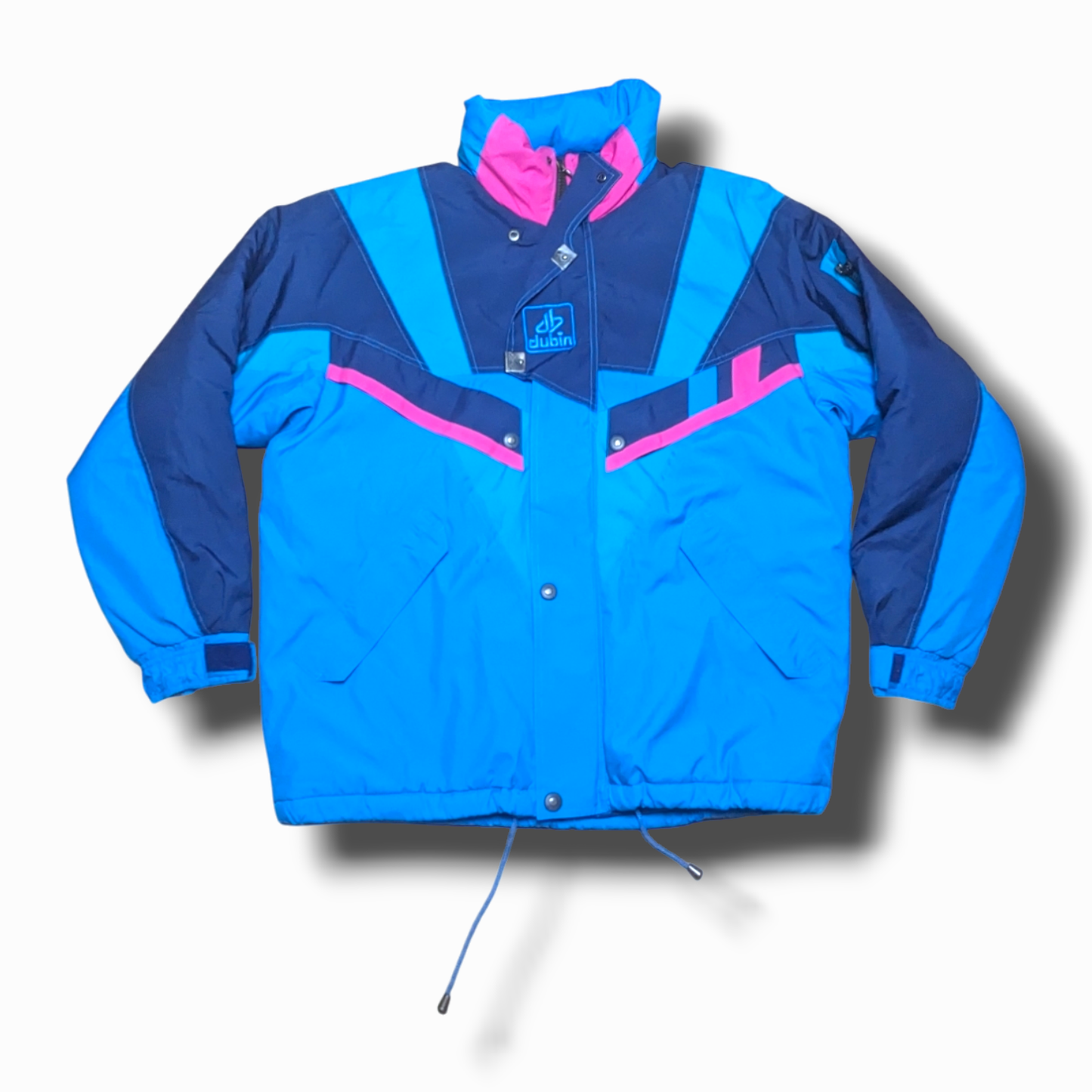 90s Dubin Winter Ski Jacket Blue/Black XXL