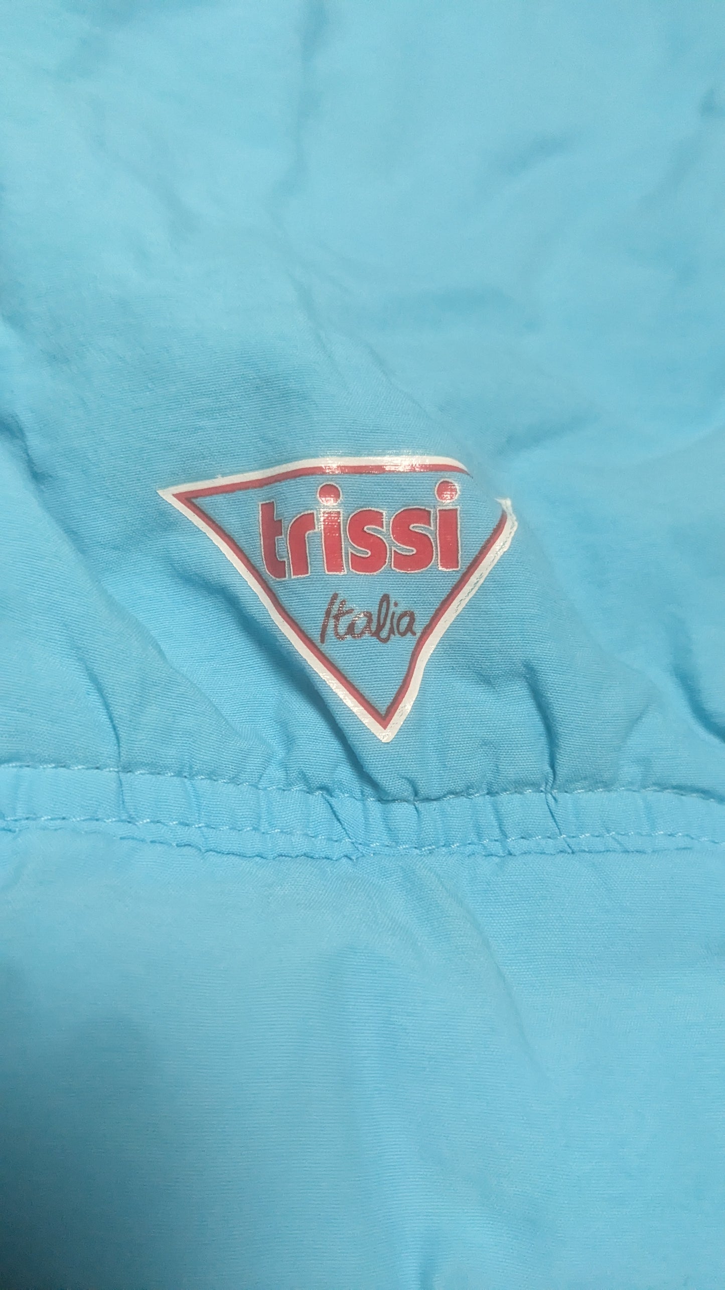 80s Trissi Winter Skianzug Hellblau/Türkis M