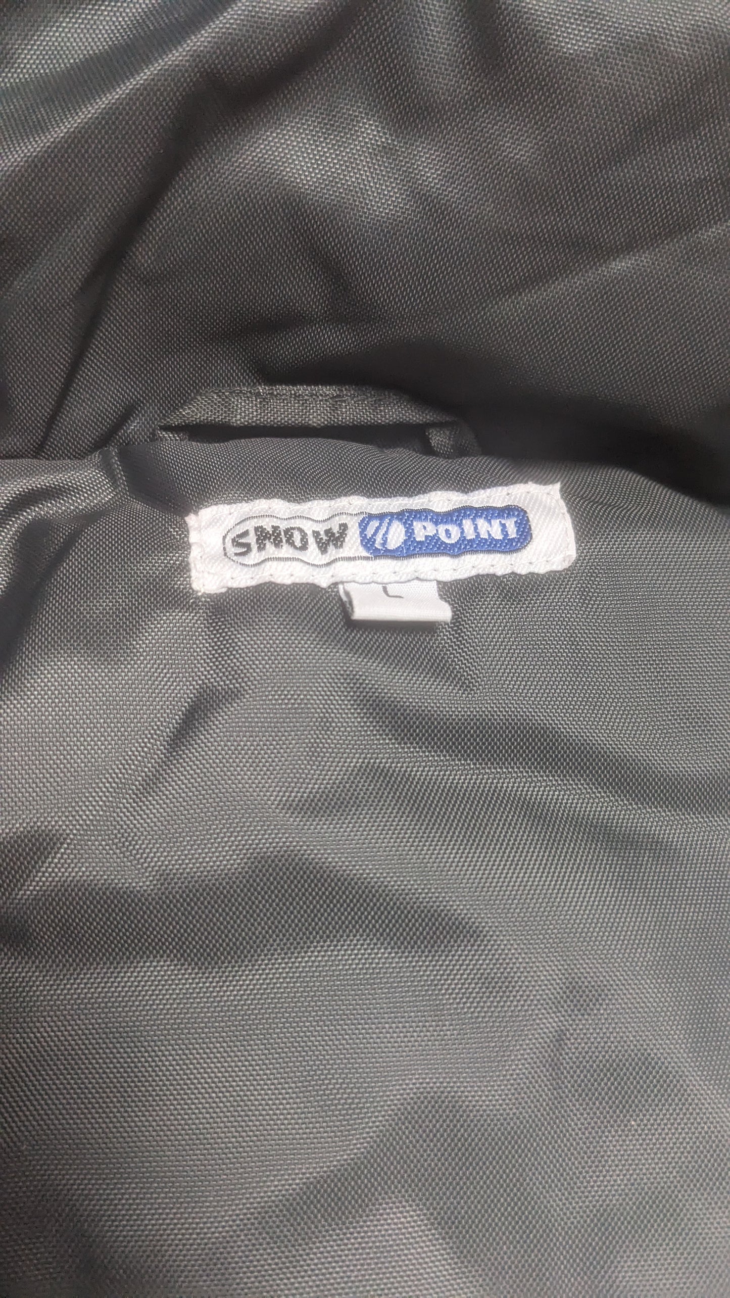 90s Snowpoint Winter Skianzug Nylon Grau L