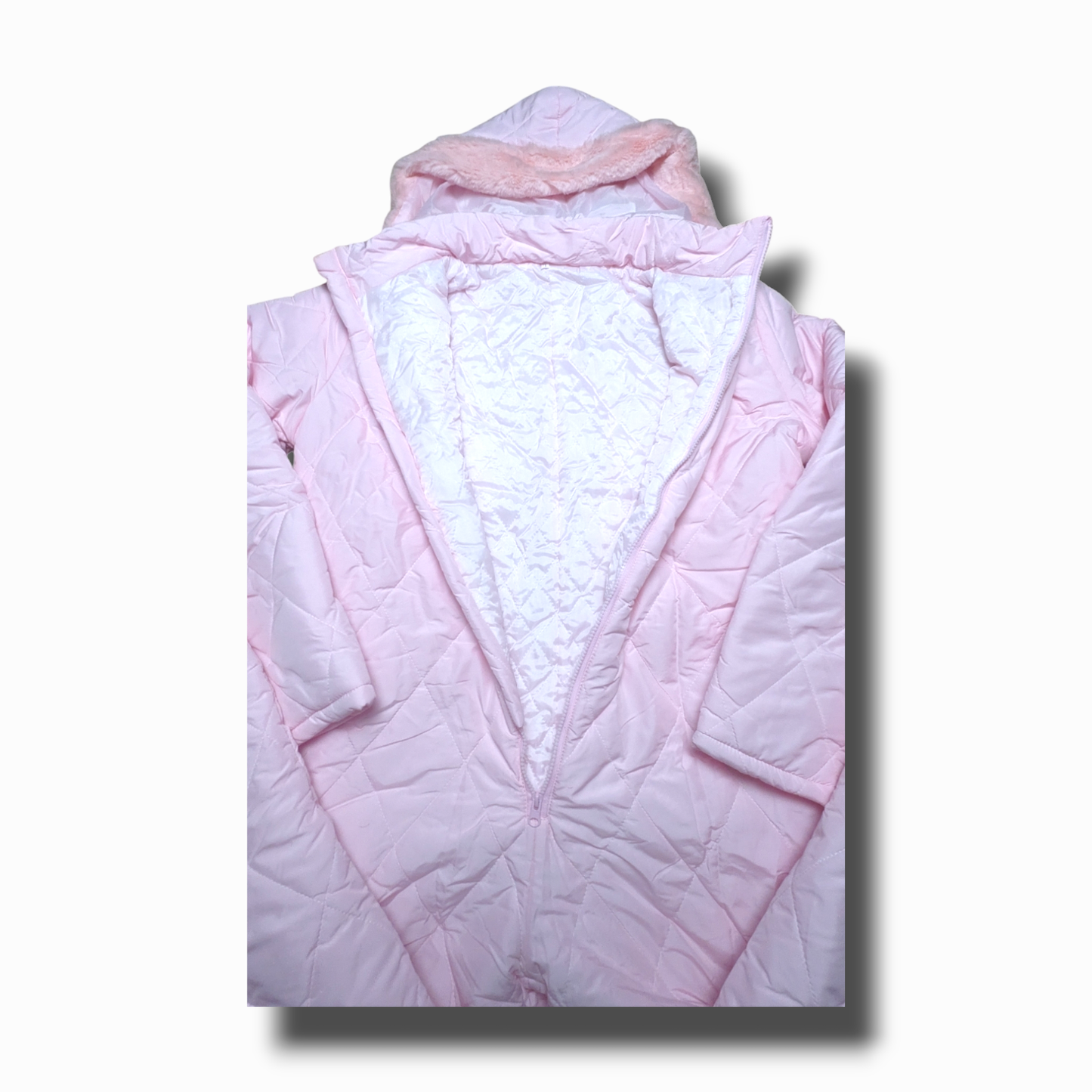 y2k Winter Skianzug Rose/Pink Damen M