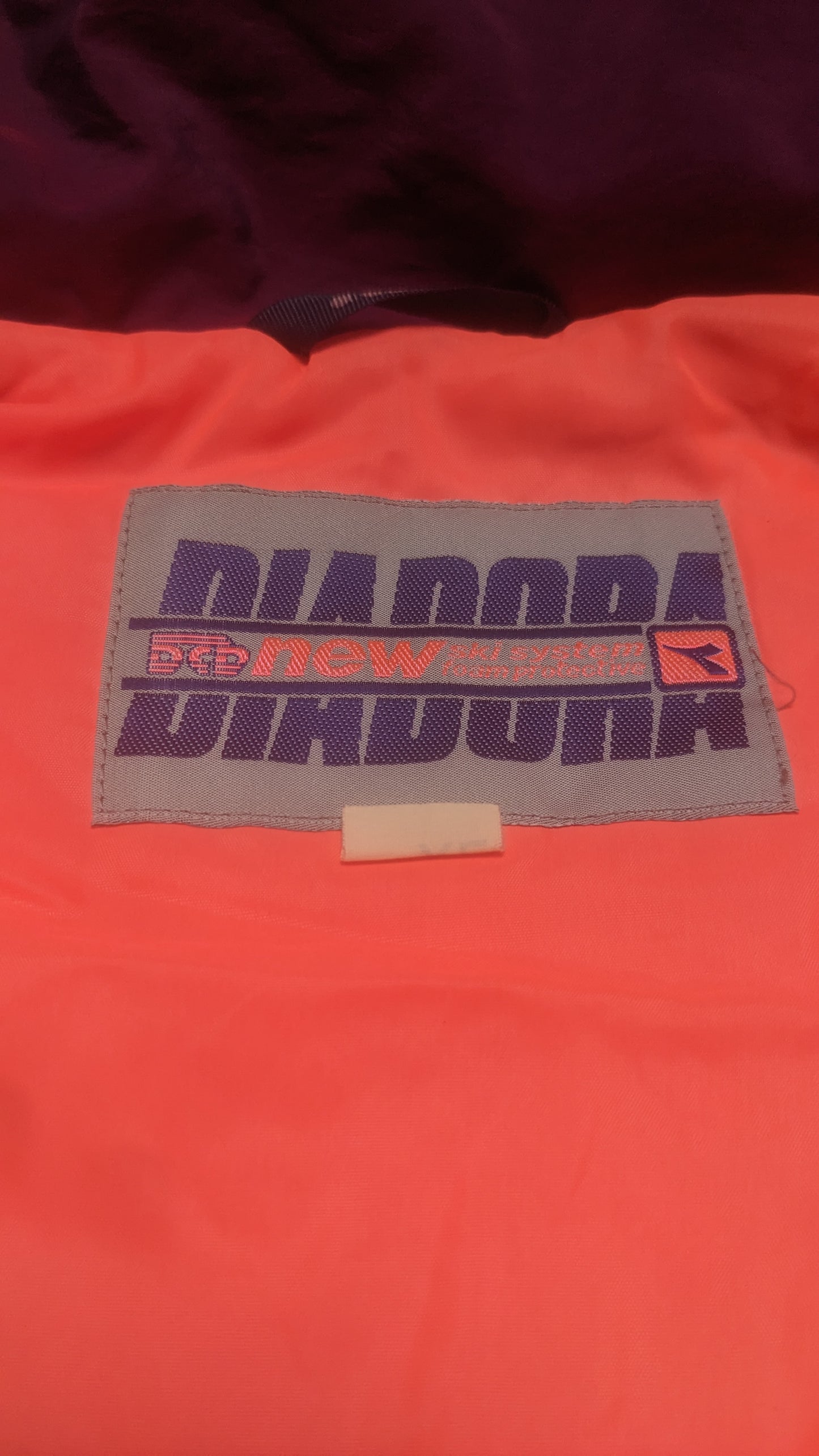 90s Diadora Winter Skianzug Lila/Pink XL