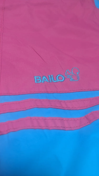 90s Bailo Winter Skianzug Nylon Blau/Pink S