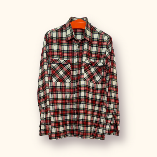 Flannel Shirt Black/Red S