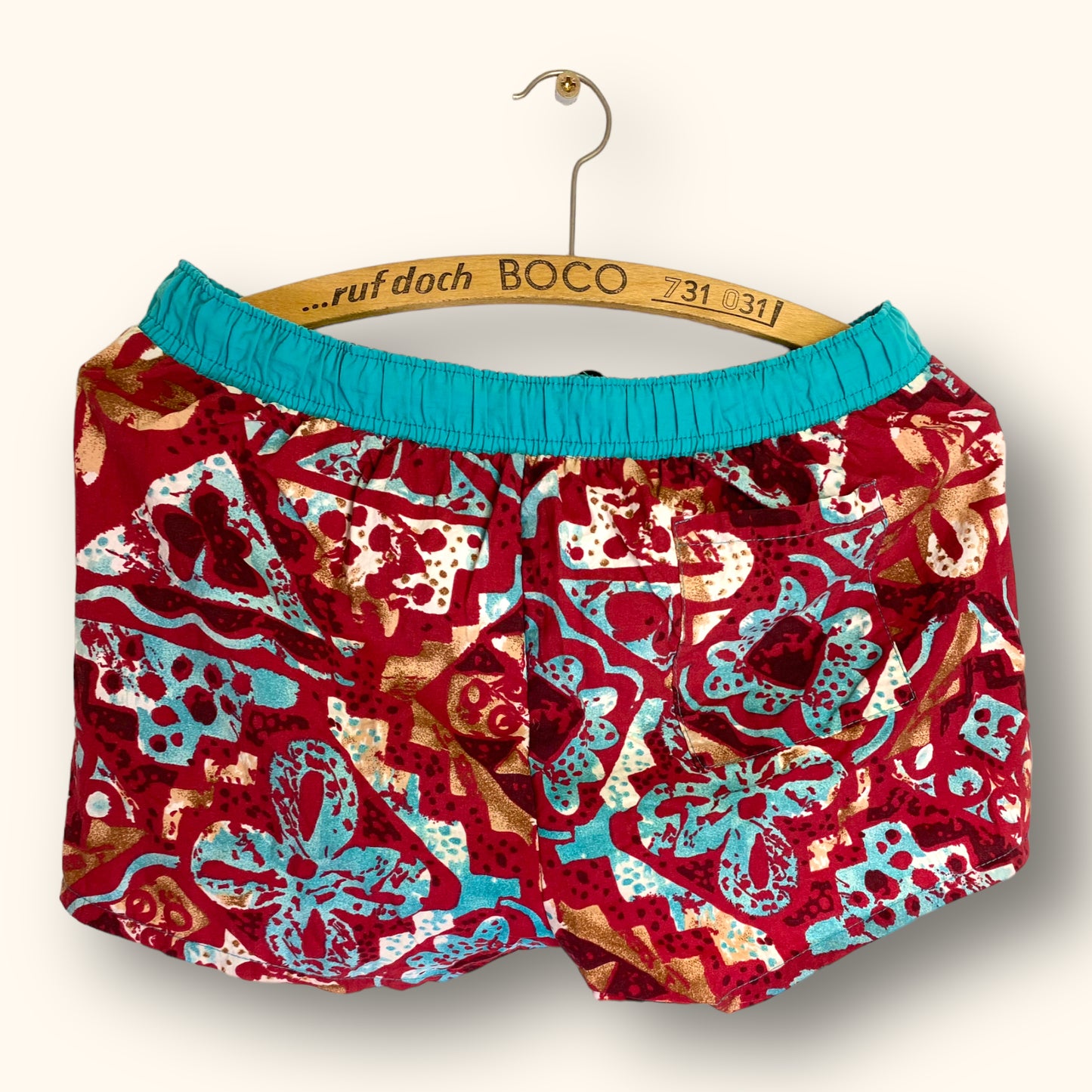 Swim shorts red/green S/W28