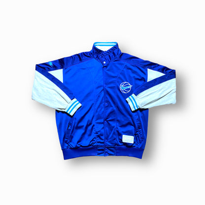 y2k Nike Basketball Varsity Jacket Blue/White L